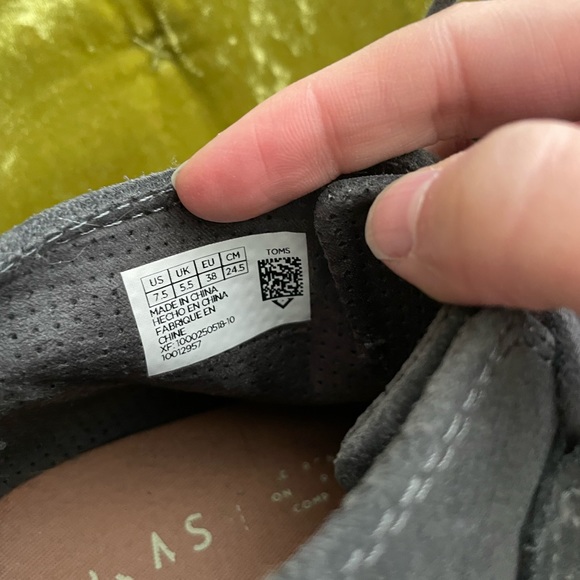 Toms Kala Suede Wedge Bootie Gray 7.5 - Picture 2 of 8